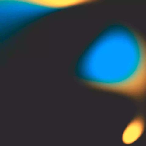 Abstract black and white photograph of a person in a mountain.